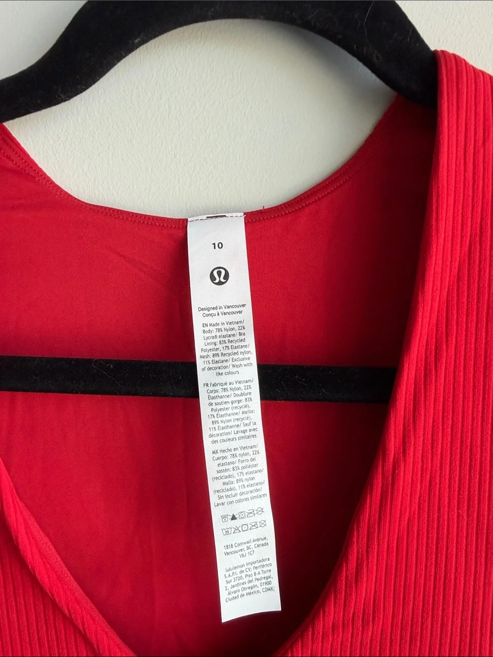 lululemon athletica All It Takes Ribbed Nulu V-neck T-Shirt
